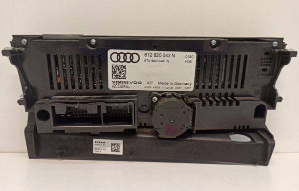 Ovládací panel větráku/klimatizace Audi A5 8T 8T2820043N - Image 2